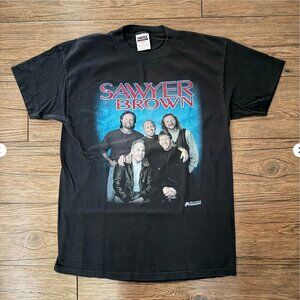 Sawyer Brown 1998 Tour Band T-Shirt Black Large
